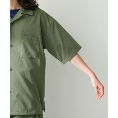 アーバンリサーチ サニーレーベル URBAN RESEARCH Sonny Label 『吸水速乾/接触冷感/イージーケア』マルチ機能オープンカラーショートスリーブシャツ （ベージュ）｜詳細画像