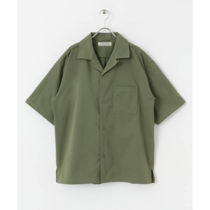 アーバンリサーチ サニーレーベル URBAN RESEARCH Sonny Label 『吸水速乾/接触冷感/イージーケア』マルチ機能オープンカラーショートスリーブシャツ （ベージュ）｜詳細画像