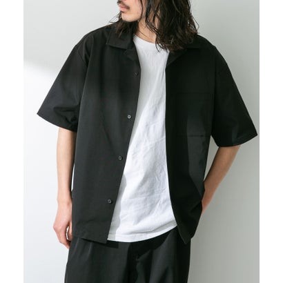 アーバンリサーチ サニーレーベル URBAN RESEARCH Sonny Label 『吸水速乾/接触冷感/イージーケア』マルチ機能オープンカラーショートスリーブシャツ （ベージュ）｜詳細画像