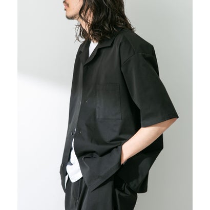 アーバンリサーチ サニーレーベル URBAN RESEARCH Sonny Label 『吸水速乾/接触冷感/イージーケア』マルチ機能オープンカラーショートスリーブシャツ （ベージュ）｜詳細画像