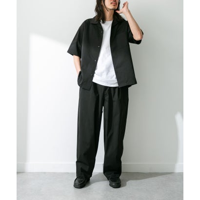 アーバンリサーチ サニーレーベル URBAN RESEARCH Sonny Label 『吸水速乾/接触冷感/イージーケア』マルチ機能オープンカラーショートスリーブシャツ （ベージュ）｜詳細画像