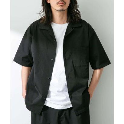 アーバンリサーチ サニーレーベル URBAN RESEARCH Sonny Label 『吸水速乾/接触冷感/イージーケア』マルチ機能オープンカラーショートスリーブシャツ （ベージュ）｜詳細画像