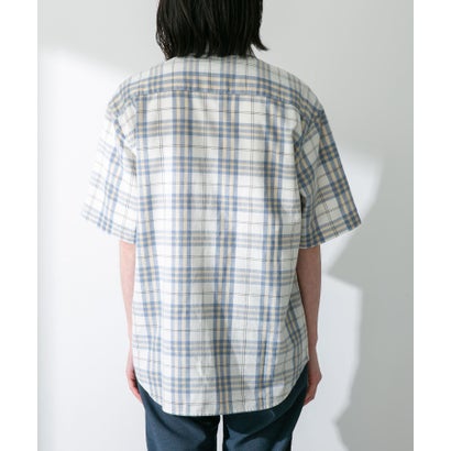 アーバンリサーチ サニーレーベル URBAN RESEARCH Sonny Label 『吸水速乾/接触冷感/イージーケア』マルチ機能リサイクルファブリックショートスリーブシャツ （チェック）｜詳細画像