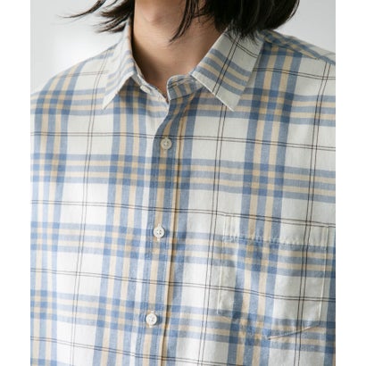 アーバンリサーチ サニーレーベル URBAN RESEARCH Sonny Label 『吸水速乾/接触冷感/イージーケア』マルチ機能リサイクルファブリックショートスリーブシャツ （チェック）｜詳細画像