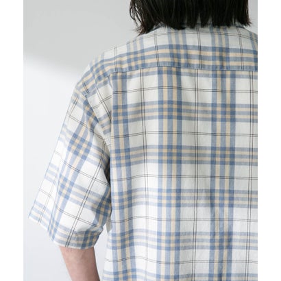 アーバンリサーチ サニーレーベル URBAN RESEARCH Sonny Label 『吸水速乾/接触冷感/イージーケア』マルチ機能リサイクルファブリックショートスリーブシャツ （チェック）｜詳細画像