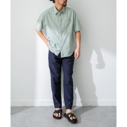アーバンリサーチ サニーレーベル URBAN RESEARCH Sonny Label 『吸水速乾/接触冷感/イージーケア』マルチ機能リサイクルファブリックショートスリーブシャツ （ストライプ）｜詳細画像