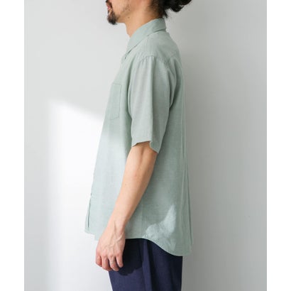 アーバンリサーチ サニーレーベル URBAN RESEARCH Sonny Label 『吸水速乾/接触冷感/イージーケア』マルチ機能リサイクルファブリックショートスリーブシャツ （ストライプ）｜詳細画像