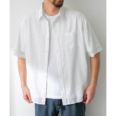 アーバンリサーチ サニーレーベル URBAN RESEARCH Sonny Label 『吸水速乾/接触冷感/イージーケア』マルチ機能リサイクルファブリックショートスリーブシャツ （ストライプ）｜詳細画像