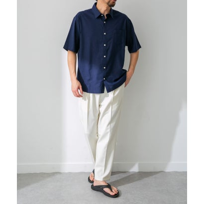 アーバンリサーチ サニーレーベル URBAN RESEARCH Sonny Label 『吸水速乾/接触冷感/イージーケア』マルチ機能リサイクルファブリックショートスリーブシャツ （ストライプ）｜詳細画像