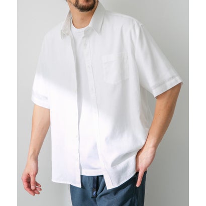 アーバンリサーチ サニーレーベル URBAN RESEARCH Sonny Label 『吸水速乾/接触冷感/イージーケア』マルチ機能リサイクルファブリックショートスリーブシャツ （ストライプ）｜詳細画像