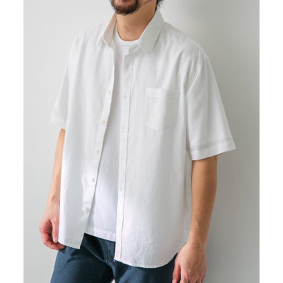 アーバンリサーチ サニーレーベル URBAN RESEARCH Sonny Label 『吸水速乾/接触冷感/イージーケア』マルチ機能リサイクルファブリックショートスリーブシャツ （ストライプ）｜詳細画像