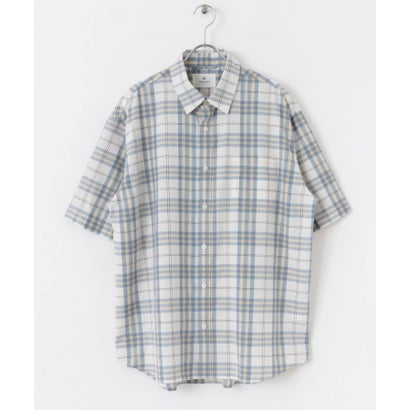 アーバンリサーチ サニーレーベル URBAN RESEARCH Sonny Label 『吸水速乾/接触冷感/イージーケア』マルチ機能リサイクルファブリックショートスリーブシャツ （ストライプ）｜詳細画像