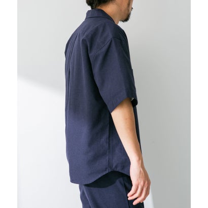 アーバンリサーチ サニーレーベル URBAN RESEARCH Sonny Label 『吸水速乾/接触冷感/イージーケア』マルチ機能リサイクルファブリックオープンカラーシャツ （カーキ）｜詳細画像