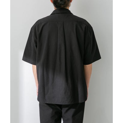 アーバンリサーチ サニーレーベル URBAN RESEARCH Sonny Label 『吸水速乾/接触冷感/イージーケア』マルチ機能リサイクルファブリックオープンカラーシャツ （カーキ）｜詳細画像