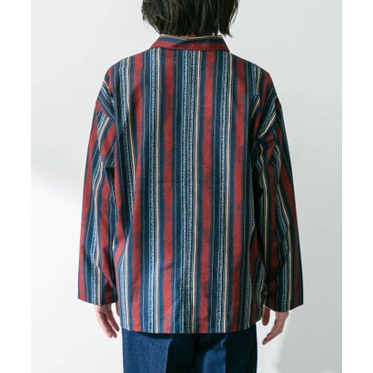 アーバンリサーチ サニーレーベル URBAN RESEARCH Sonny Label エスニックパターンロングスリーブシャツ （オフ系）｜詳細画像