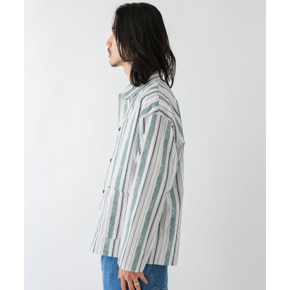 アーバンリサーチ サニーレーベル URBAN RESEARCH Sonny Label エスニックパターンロングスリーブシャツ （オフ系）｜詳細画像