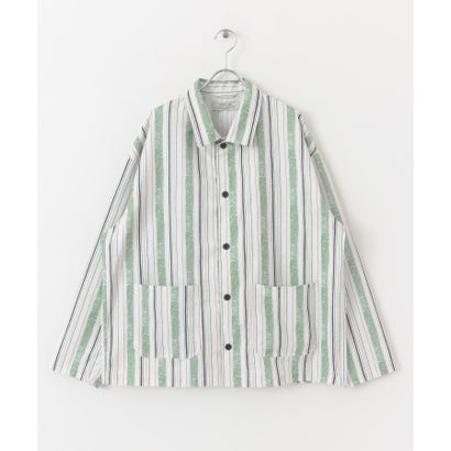 アーバンリサーチ サニーレーベル URBAN RESEARCH Sonny Label エスニックパターンロングスリーブシャツ （オフ系）｜詳細画像