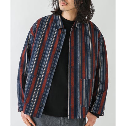 アーバンリサーチ サニーレーベル URBAN RESEARCH Sonny Label エスニックパターンロングスリーブシャツ （オフ系）｜詳細画像