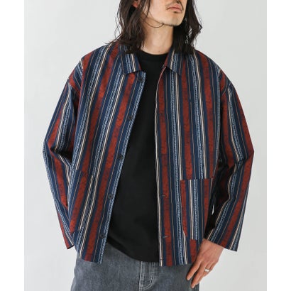 アーバンリサーチ サニーレーベル URBAN RESEARCH Sonny Label エスニックパターンロングスリーブシャツ （オフ系）｜詳細画像