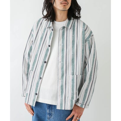 アーバンリサーチ サニーレーベル URBAN RESEARCH Sonny Label エスニックパターンロングスリーブシャツ （ネイビー系）｜詳細画像