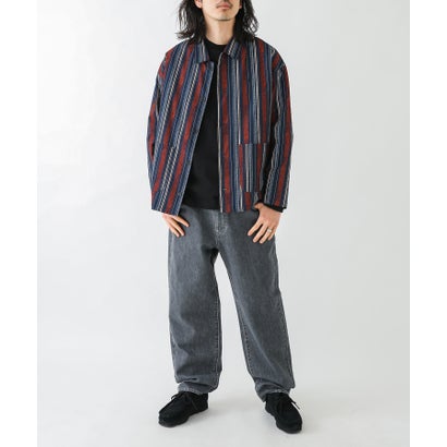 アーバンリサーチ サニーレーベル URBAN RESEARCH Sonny Label エスニックパターンロングスリーブシャツ （ネイビー系）｜詳細画像