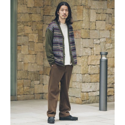 アーバンリサーチ サニーレーベル URBAN RESEARCH Sonny Label 起毛ストレートパンツ （ネイビー）｜詳細画像