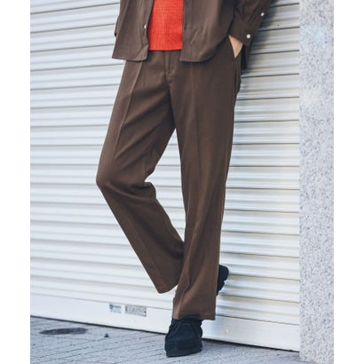 アーバンリサーチ サニーレーベル URBAN RESEARCH Sonny Label 起毛ストレートパンツ （ネイビー）｜詳細画像
