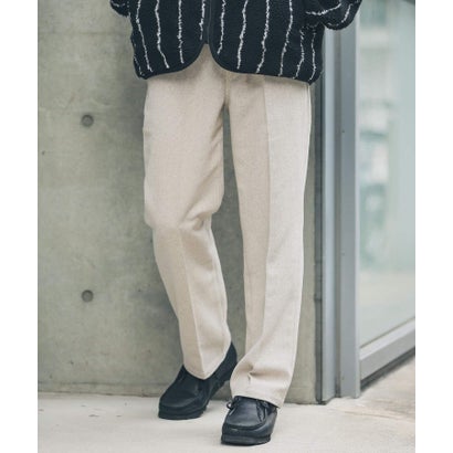 アーバンリサーチ サニーレーベル URBAN RESEARCH Sonny Label 起毛ストレートパンツ （ネイビー）｜詳細画像