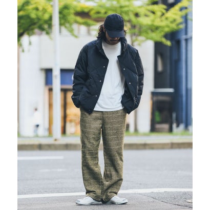 アーバンリサーチ サニーレーベル URBAN RESEARCH Sonny Label チェックイージーパンツ （カーキ）｜詳細画像