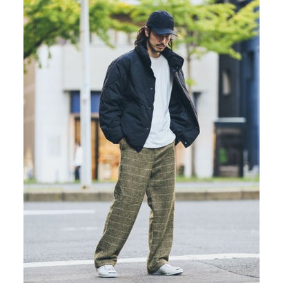 アーバンリサーチ サニーレーベル URBAN RESEARCH Sonny Label チェックイージーパンツ （カーキ）｜詳細画像