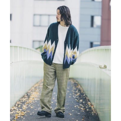 アーバンリサーチ サニーレーベル URBAN RESEARCH Sonny Label チェックイージーパンツ （カーキ）｜詳細画像