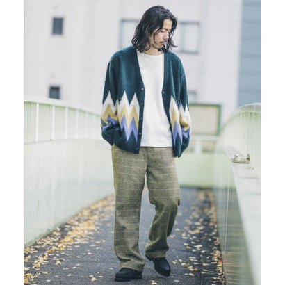 アーバンリサーチ サニーレーベル URBAN RESEARCH Sonny Label チェックイージーパンツ （カーキ）｜詳細画像