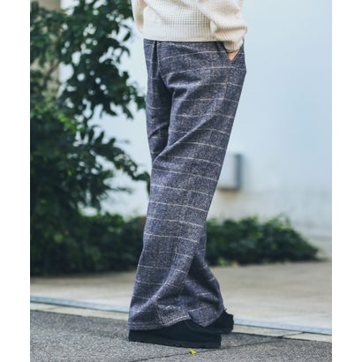 アーバンリサーチ サニーレーベル URBAN RESEARCH Sonny Label チェックイージーパンツ （カーキ）｜詳細画像