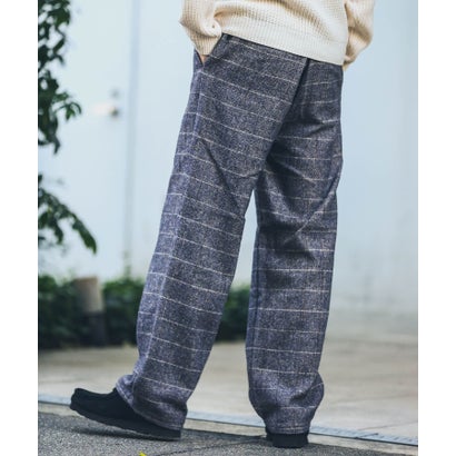 アーバンリサーチ サニーレーベル URBAN RESEARCH Sonny Label チェックイージーパンツ （カーキ）｜詳細画像