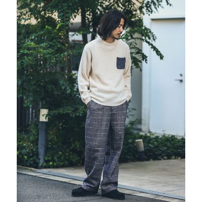 アーバンリサーチ サニーレーベル URBAN RESEARCH Sonny Label チェックイージーパンツ （カーキ）｜詳細画像
