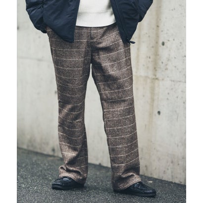 アーバンリサーチ サニーレーベル URBAN RESEARCH Sonny Label チェックイージーパンツ （カーキ）｜詳細画像
