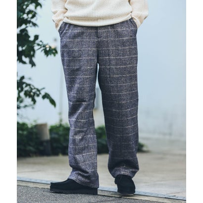 アーバンリサーチ サニーレーベル URBAN RESEARCH Sonny Label チェックイージーパンツ （カーキ）｜詳細画像