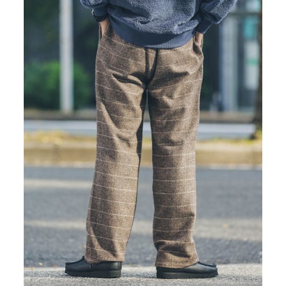 アーバンリサーチ サニーレーベル URBAN RESEARCH Sonny Label チェックイージーパンツ （カーキ）｜詳細画像