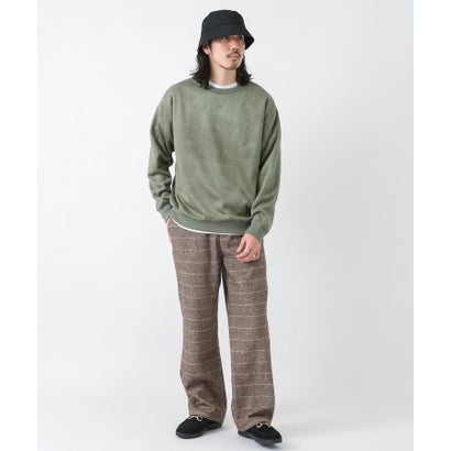 アーバンリサーチ サニーレーベル URBAN RESEARCH Sonny Label チェックイージーパンツ （カーキ）｜詳細画像