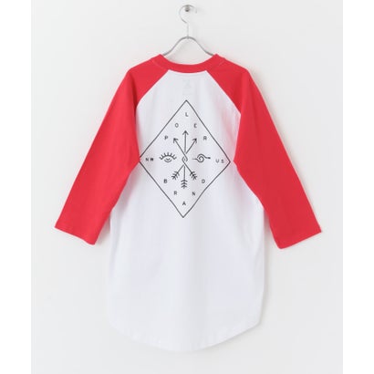 アーバンリサーチ サニーレーベル URBAN RESEARCH Sonny Label POLeR EYE GAZER RAGLAN SLEEVE （RED）｜詳細画像