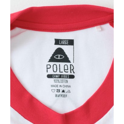 アーバンリサーチ サニーレーベル URBAN RESEARCH Sonny Label POLeR EYE GAZER RAGLAN SLEEVE （RED）｜詳細画像