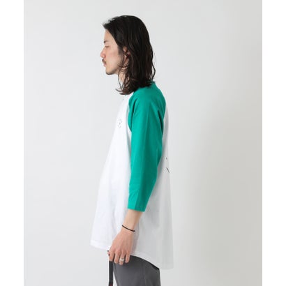アーバンリサーチ サニーレーベル URBAN RESEARCH Sonny Label POLeR EYE GAZER RAGLAN SLEEVE （RED）｜詳細画像