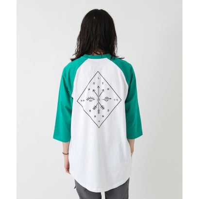 アーバンリサーチ サニーレーベル URBAN RESEARCH Sonny Label POLeR EYE GAZER RAGLAN SLEEVE （RED）｜詳細画像
