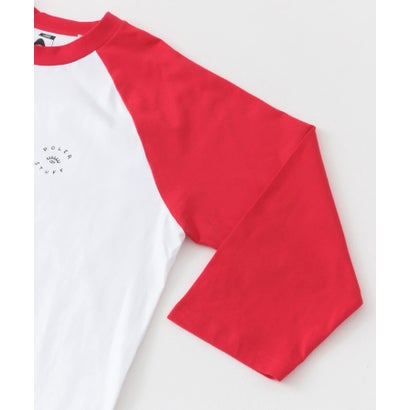アーバンリサーチ サニーレーベル URBAN RESEARCH Sonny Label POLeR EYE GAZER RAGLAN SLEEVE （RED）｜詳細画像