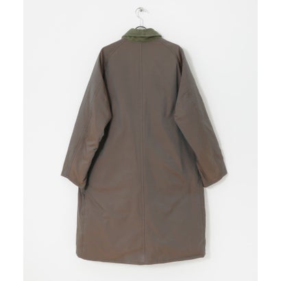アーバンリサーチ サニーレーベル URBAN RESEARCH Sonny Label グリーンダウンショールカラーロングコート （オーロラカーキ）｜詳細画像