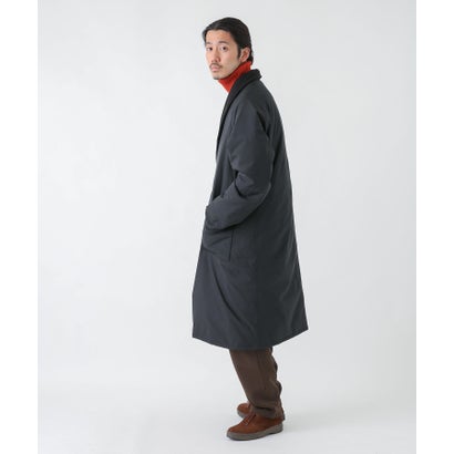 アーバンリサーチ サニーレーベル URBAN RESEARCH Sonny Label グリーンダウンショールカラーロングコート （オーロラカーキ）｜詳細画像