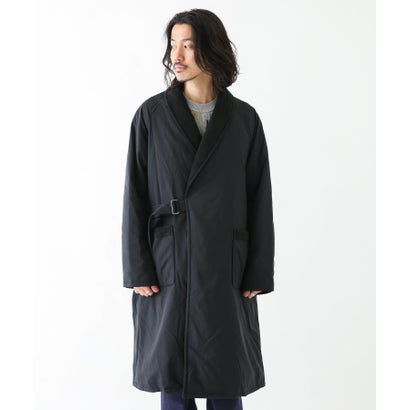 アーバンリサーチ サニーレーベル URBAN RESEARCH Sonny Label グリーンダウンショールカラーロングコート （オーロラカーキ）｜詳細画像