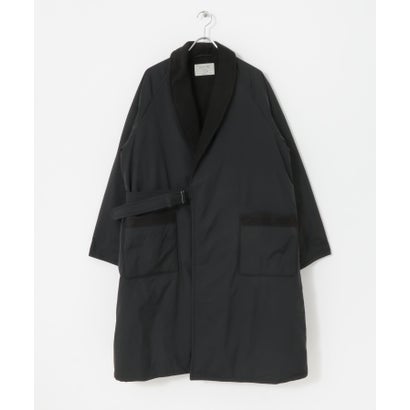 アーバンリサーチ サニーレーベル URBAN RESEARCH Sonny Label グリーンダウンショールカラーロングコート （オーロラカーキ）｜詳細画像