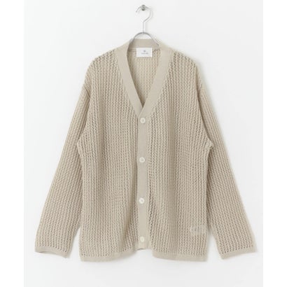 アーバンリサーチ サニーレーベル URBAN RESEARCH Sonny Label リネンタッチメッシュカーディガン （レンガ）｜詳細画像