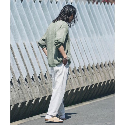 アーバンリサーチ サニーレーベル URBAN RESEARCH Sonny Label リネンタッチメッシュカーディガン （レンガ）｜詳細画像